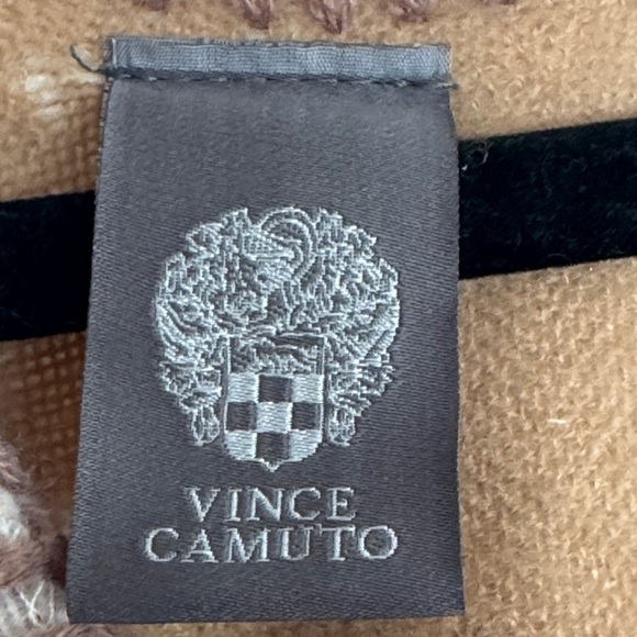 Vince Camuto Womens Colorblocked ponchoTopper - Picture 4 of 6